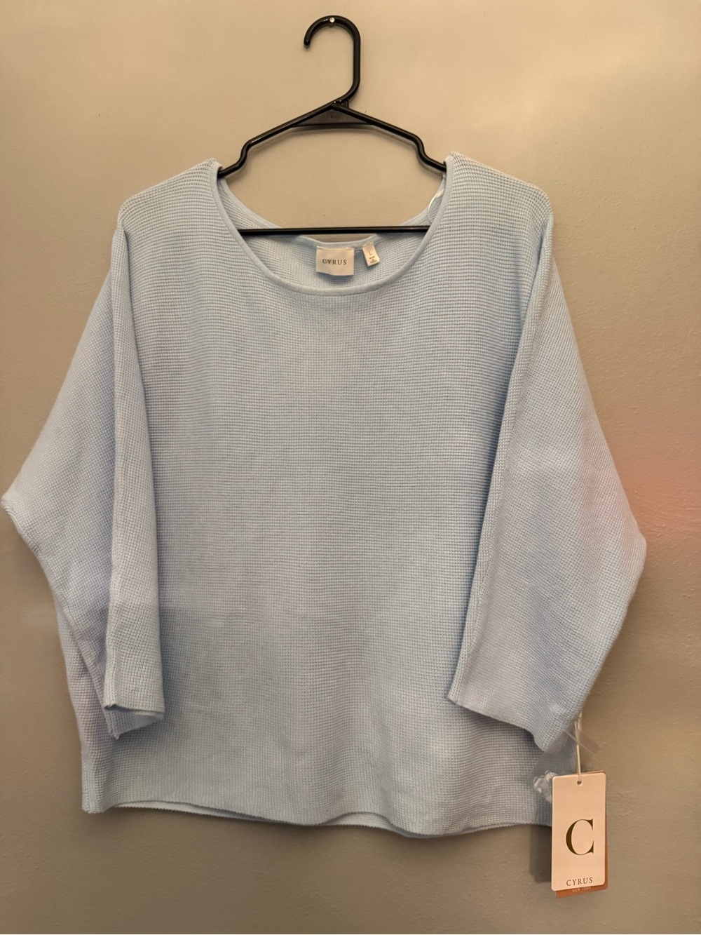Cyrus Pale Blue Women's Crewneck Shirt